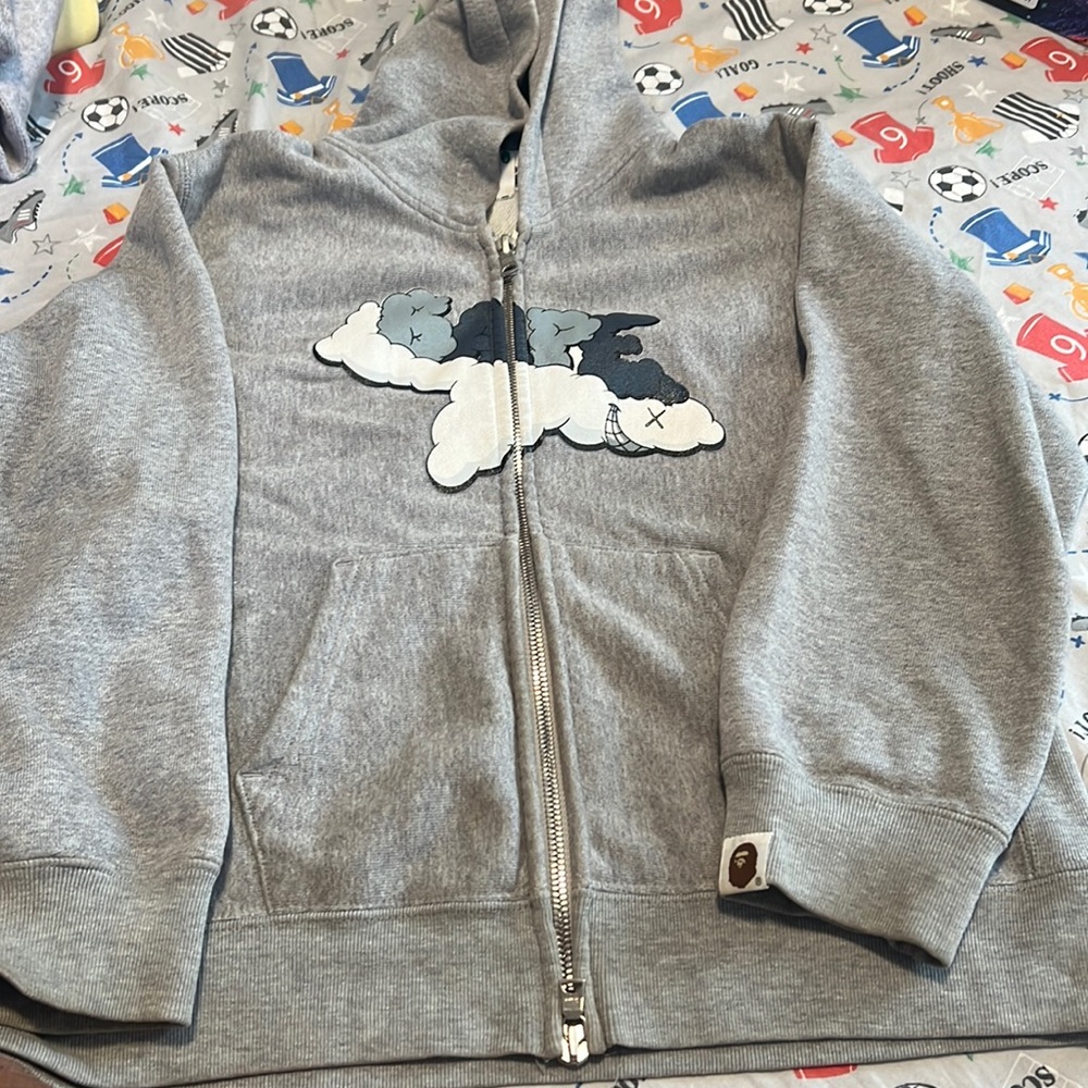 Vintage Bape Kaws zip up hoodie